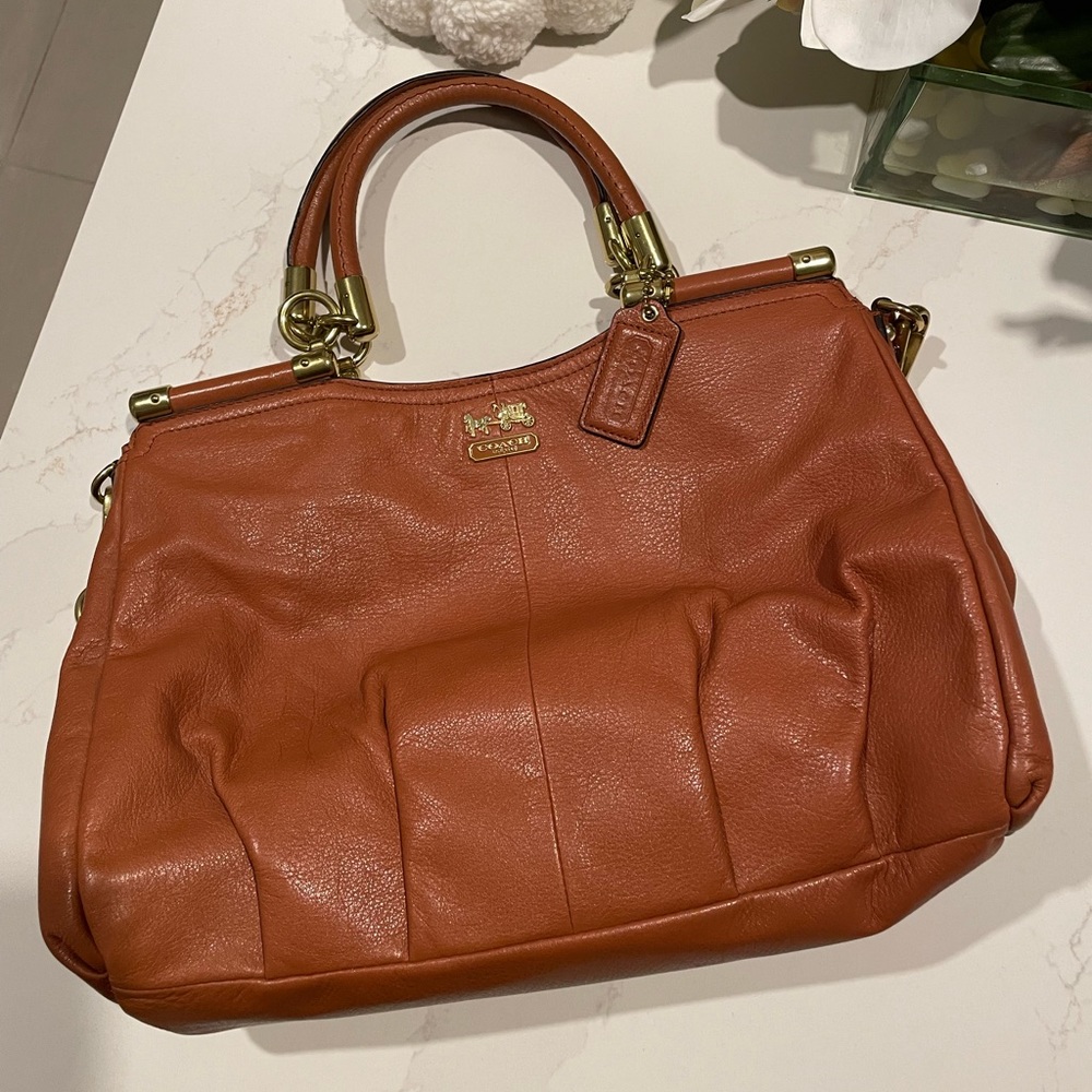 Brand New Coach Tan/Brown Purse